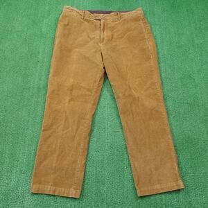 DANIEL CREMIEUX NEWPORT BROWN CORDUROY PANTS MENS SIZE 38X30